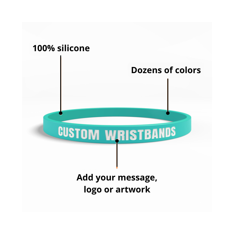 Ultra Thin Silicone Wristbands