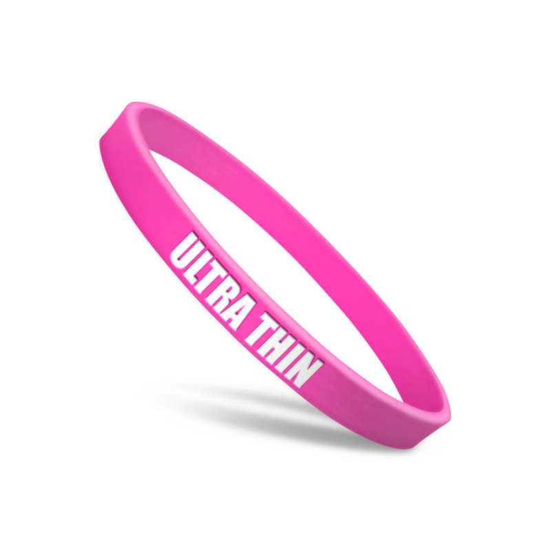 Ultra Thin Silicone Wristbands